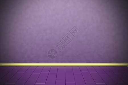 具有反光效果的空紫墙图片