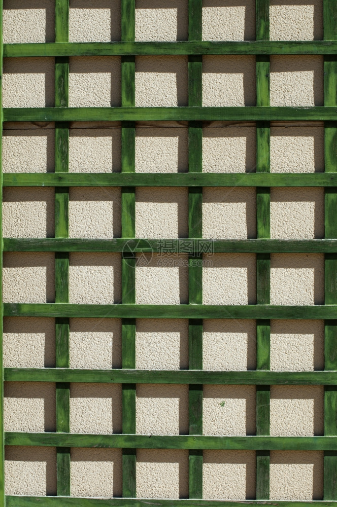 绿色木板墙图片