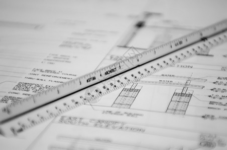 项目的标尺和平面底图带条纸图片