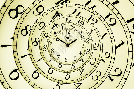 带有催眠象限非常灵活概念的用过机械时钟细节高清图片