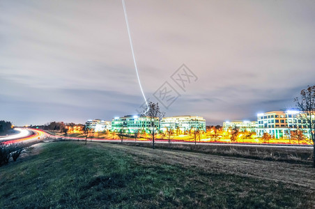 飞机机场跑道风景图片