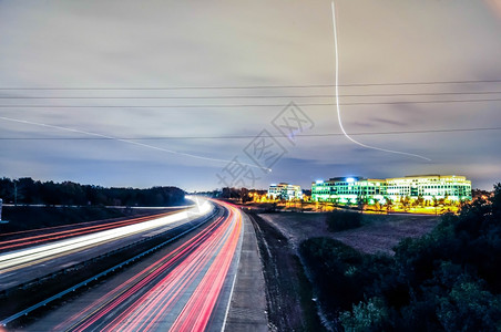 飞机机场跑道风景图片