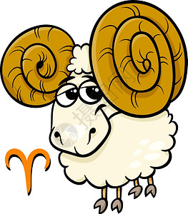 卡通可爱的绵羊背景图片