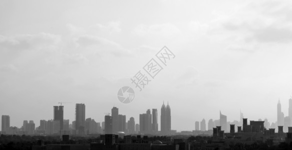杜拜世界最高摩天大楼的城市图片
