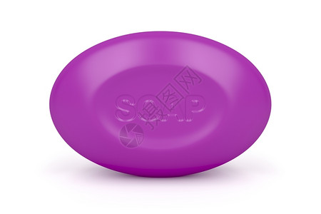 白底的紫色肥皂图片