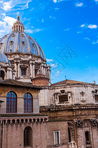 圣彼得和尔斯柯巴西里卡广场梵蒂冈城图片