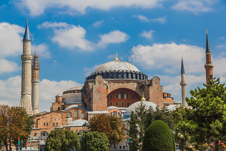 伊斯兰博物馆一座最有名的清真寺也被标为位于伊斯坦堡岛火鸡的第7个亚洲奇迹之一背景