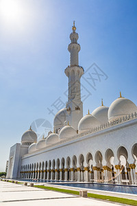 阿拉伯联合酋长国首都背景图片