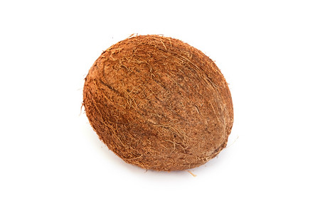 棕色多毛的椰子图片