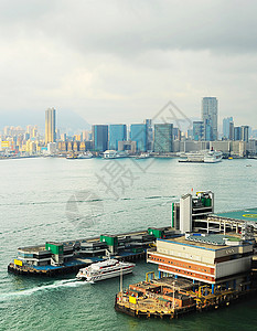 从香港到九龙岛从香港到马高的渡口码头图片