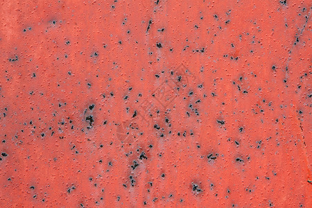 红漆金属的抽象模式有生锈斑点和泡图片