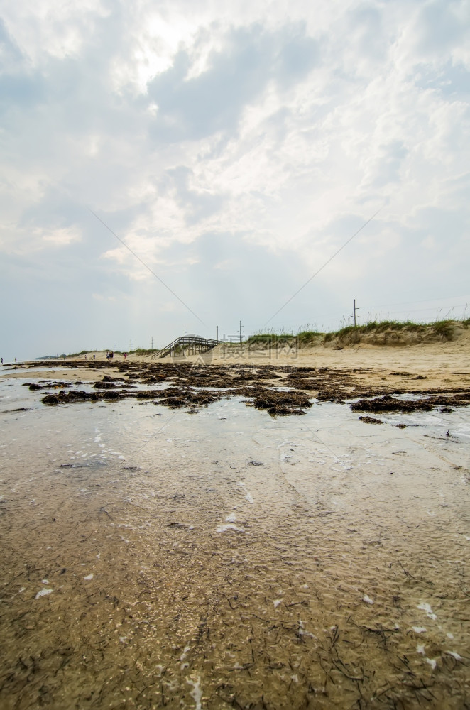 北卡罗莱纳州海群岛上的海岸a图片