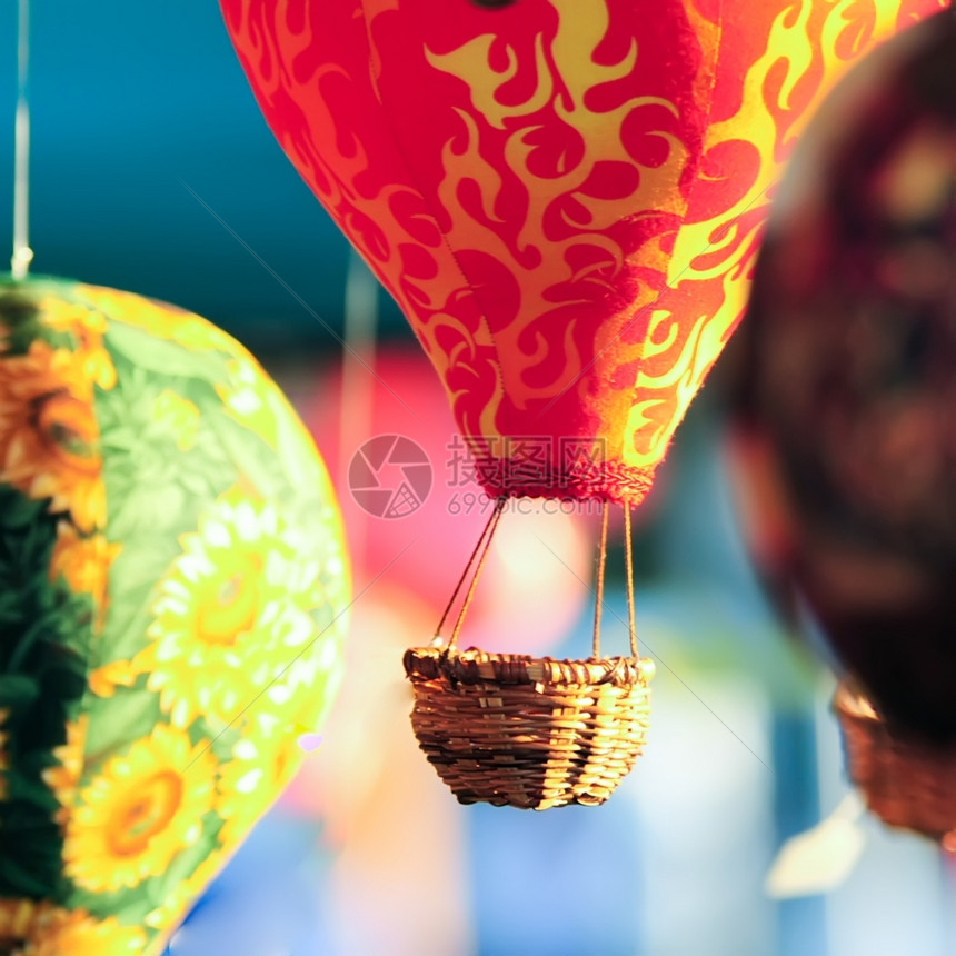 挂装饰的热气球挂手工装饰的热气球图片