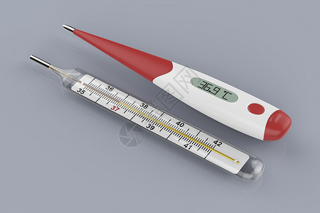 医用体温计温度计数字高清图片