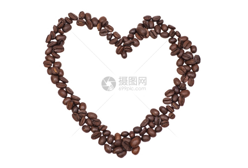 咖啡豆的心脏图片