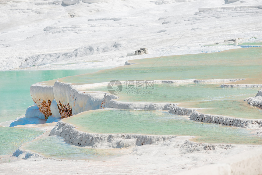 著名的火鸡旅游点帕穆卡勒图片