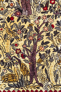 突尼斯人旧地毯手工制作背景