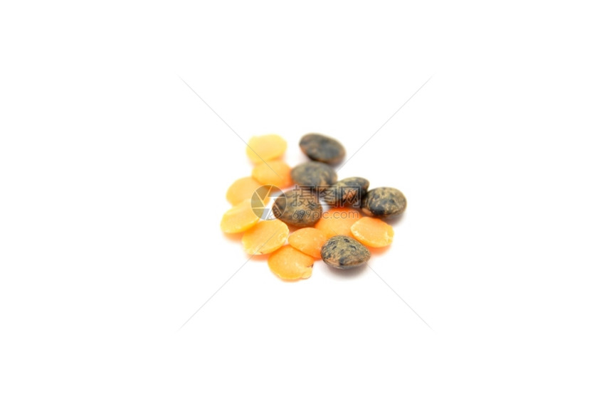 白色扁豆的详细但简单图像图片