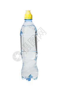 白色背景的水瓶分离图片