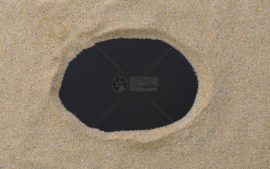 黑板上有沙滩的复制空间图片