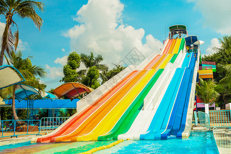 泰国水上乐园幸福热带的高清图片