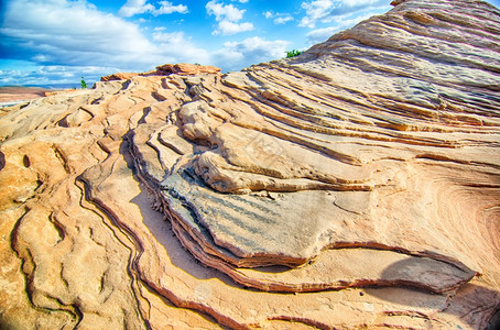 朱砂痣Arizona的地质岩层背景
