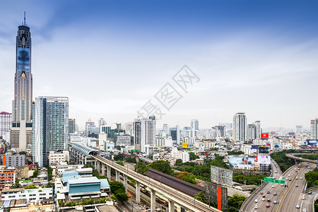 Bangko市夜景图图片