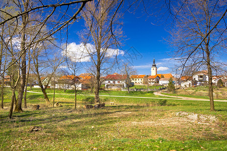Lubreg公园之景镇croati的frgoje地区图片