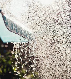 阳光下的水滴夏季抽象背景图片