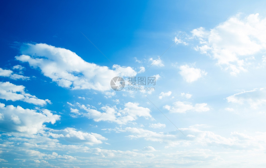 蓝天空图片