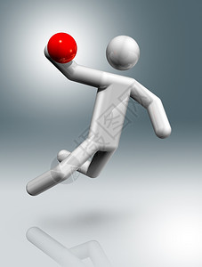 三维手球符号奥林匹克游戏图片