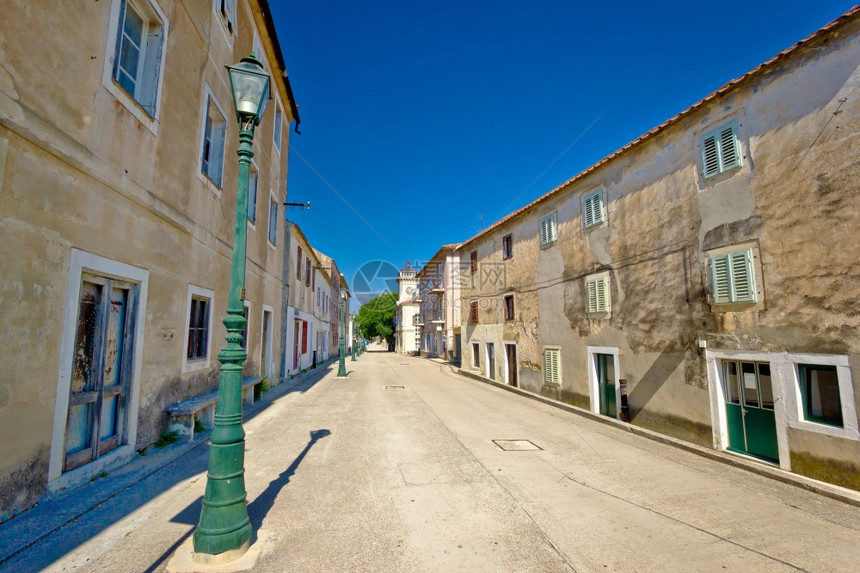 Croati市benkovac镇主要街道图片