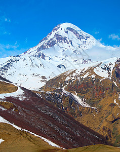kazbe是地峡第三高的山峰图片