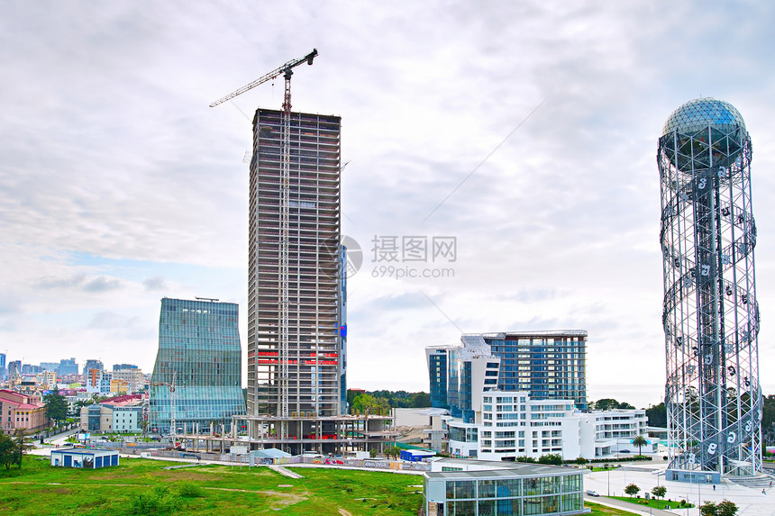 Batumi市中心建筑工地格罗吉亚图片
