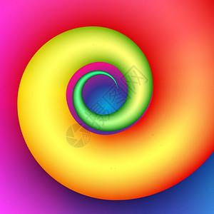 色彩多的旋转形状抽象的旋转形状eps10矢量说明使用透层和网格图片