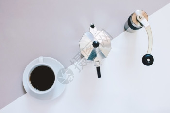 咖啡制造厂研磨和黑最小样式xd图片