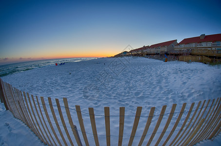 佛罗里达海滩日落图片
