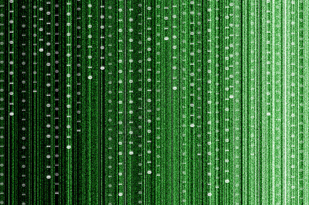 带有计算机代码的绿色矩阵背景图片