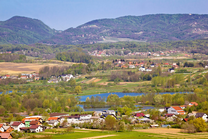 北croati北部Zgorje绿山图片