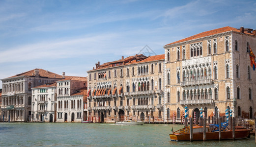 大运河是威尼斯最重要的运河风景优美图片