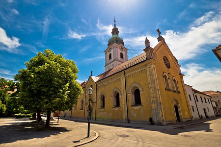 卡尔洛瓦茨市教堂croati图片