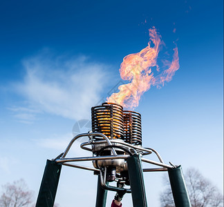 气球飞行的火焰燃烧器图片