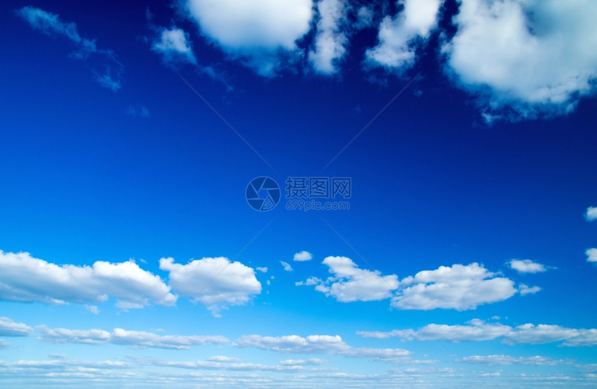 蓝天空云密闭图片