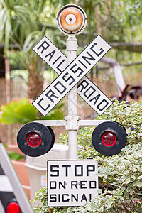 铁路公交叉标志和信号图片