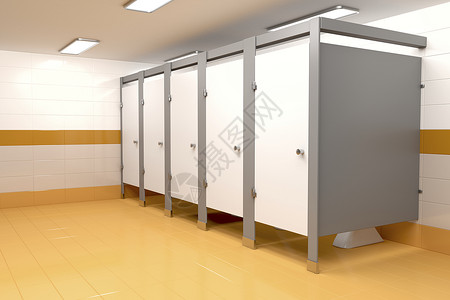 3d公共厕所插图图片