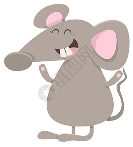 卡通可爱的老鼠背景图片