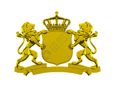 金狮冠旗背景图片