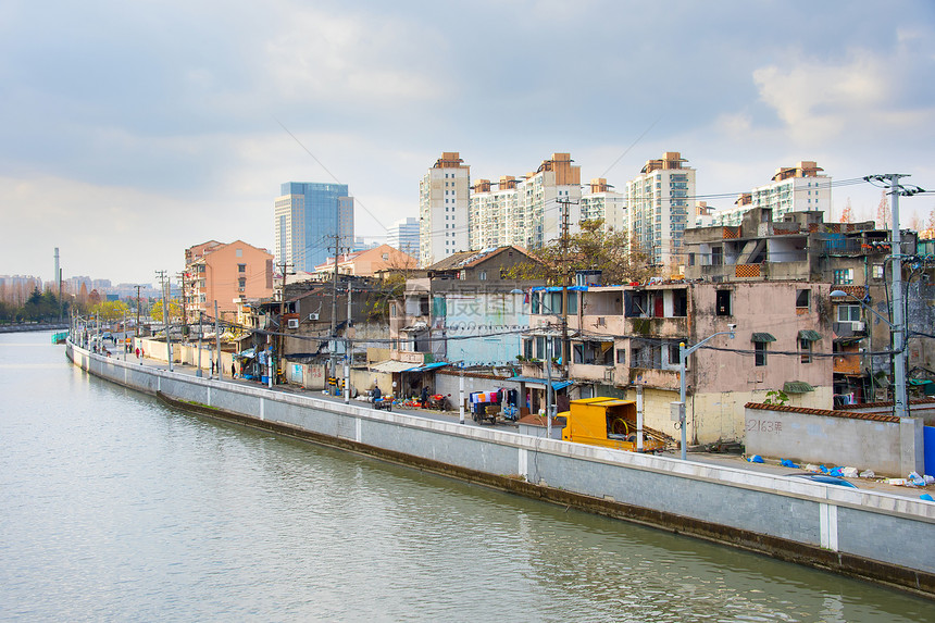 上海被抛弃的居住区图片