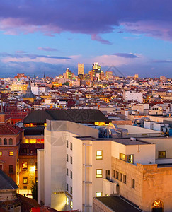 美丽的暮光中疯狂景色西班牙人图片