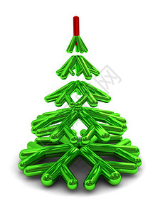 绿色圣诞树背景图图片